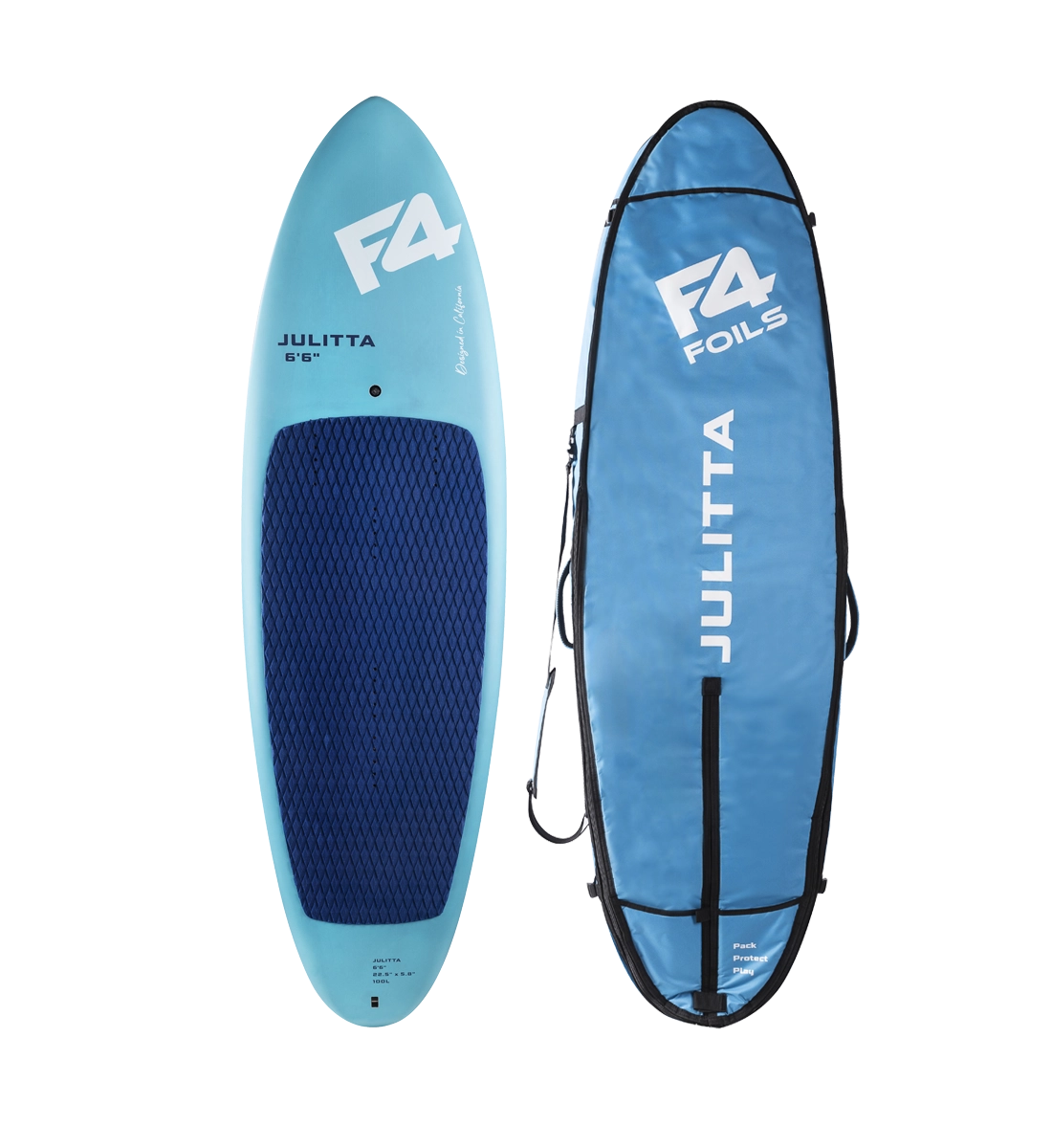 F4 Julitta Tuttle Board – Foils 《ぬめるボーグル⁄Slippery ぬめる