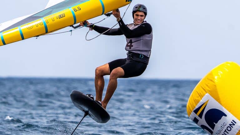 230527 WFSS IBIZA 0242 Great performance from Julian Lopez Becker at Wingfoil Spain Series 2023.